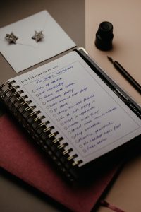A To Do List On Notepad
